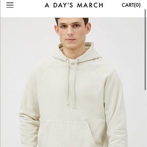 A Days March Men’s Organic Cotton Hoodie